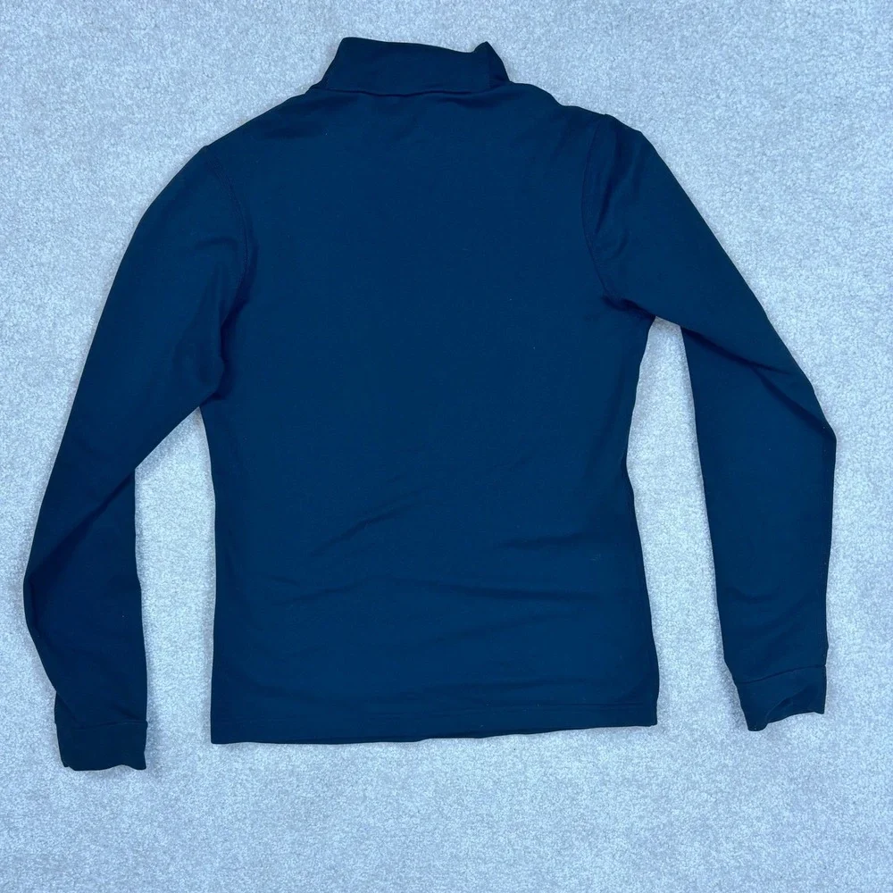 Nike Kids NikeFIT DRY Mock Neck Long Sleeve Compression Shirt Black Size M 8-10